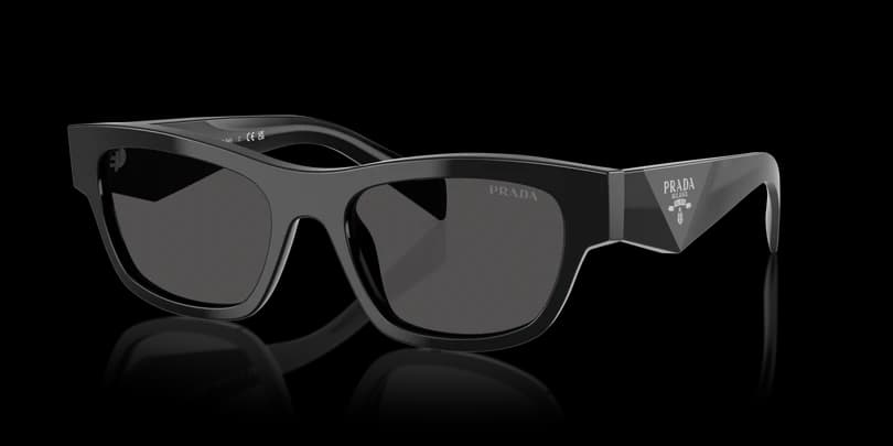 Prada 0PR B09S 16K08Z Sunglasses Black 52mm Women