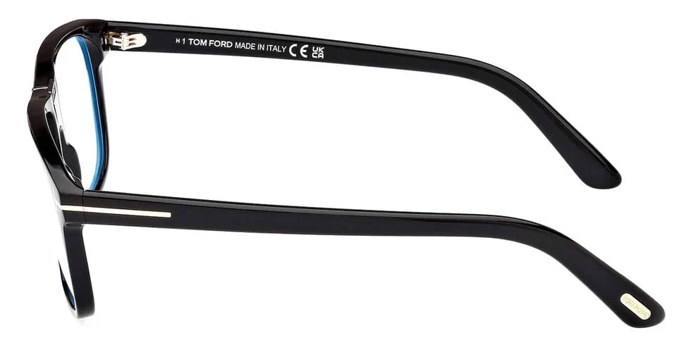 Tom Ford FT5978B 001 Eyeglasses Shiny Black 56mm Men 3