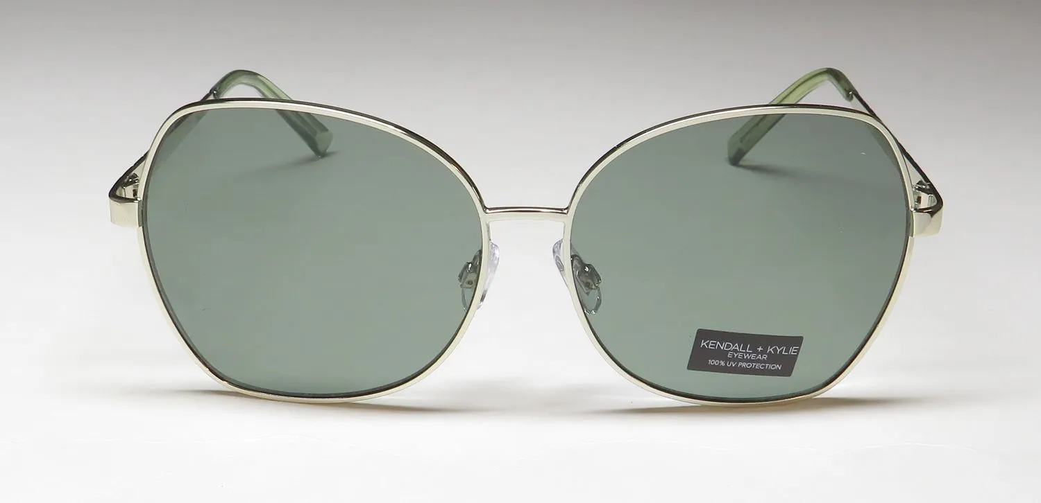 Kendall + Kylie Kk4074 Hazel 718 Sunglasses Light Gold 0mm 3