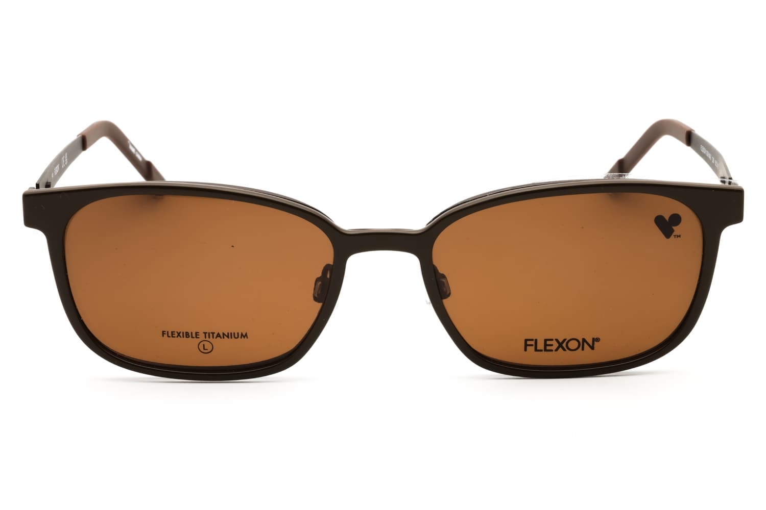 Flexon FLX1008MAG-SET 208 Eyeglasses Matte Coffee 56mm Men 2