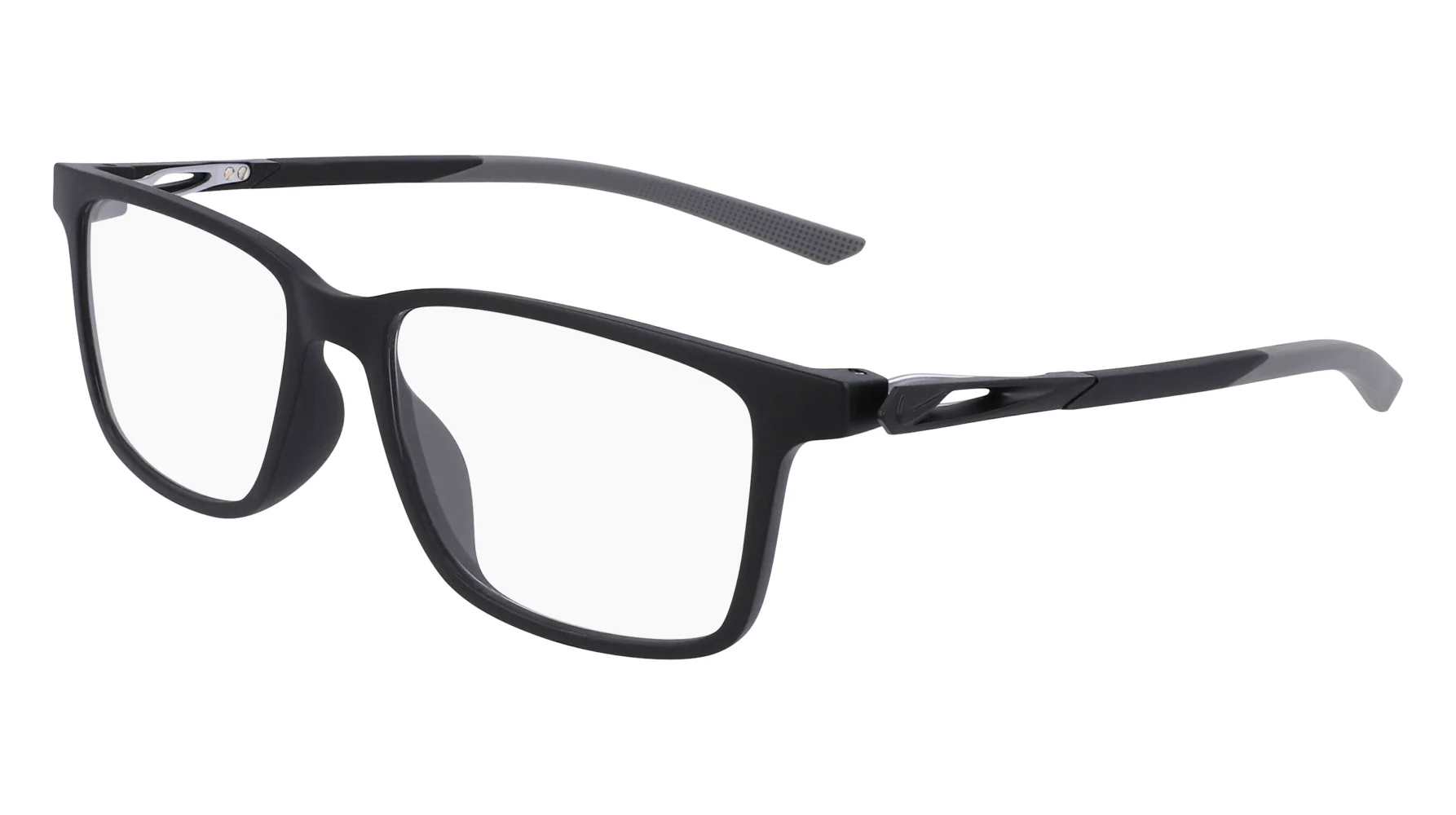 Nike NIKE 7145 001 Eyeglasses Matte Black 53mm Unisex