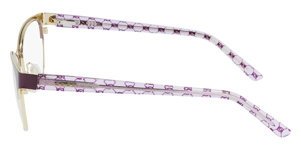 Bebe BB5196 500 Eyeglasses Plum 52mm Women 3