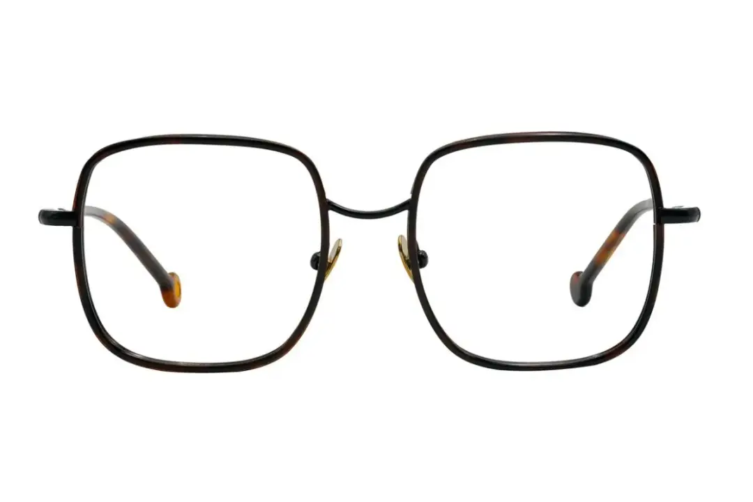 Nathalie Blanc Sabra C443 Eyeglasses Black Tortoise 48mm Women 2
