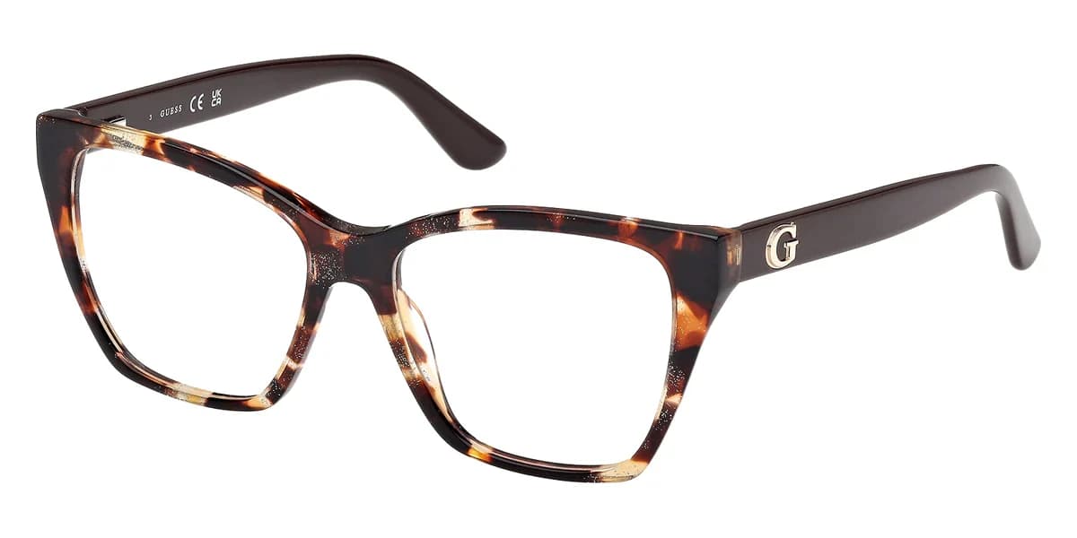 Guess GU50235 052 Eyeglasses Dark Havana 50mm Women