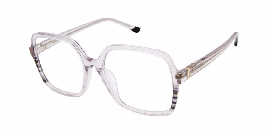 Champion LUNA C03 Eyeglasses Trans Platinum 53mm Women