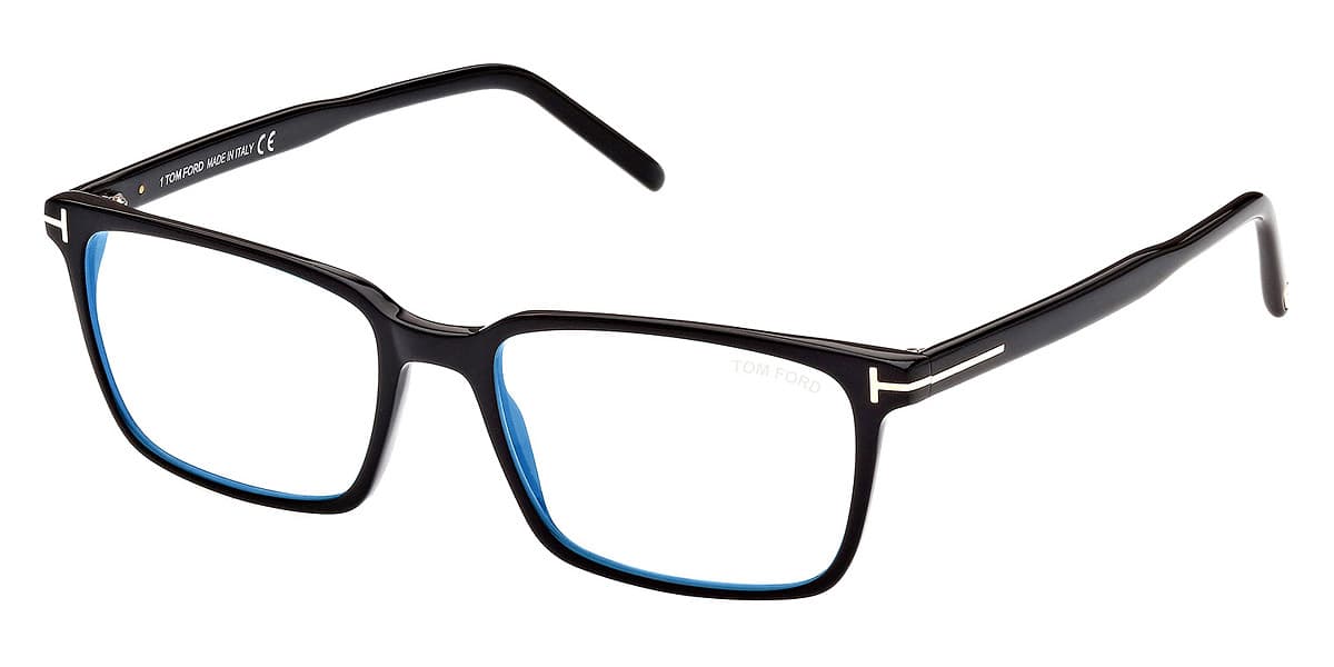 Tom Ford TF5802B 001 Eyeglasses Black 55mm Unisex