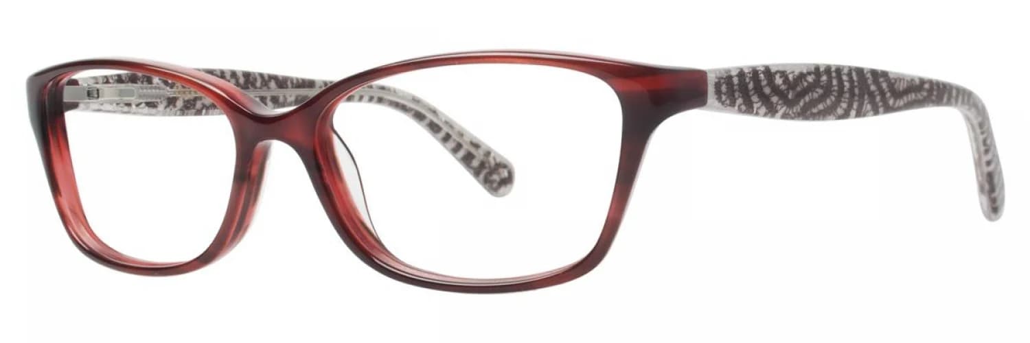 Vera Wang V325 Eyeglasses Wine 50mm Women