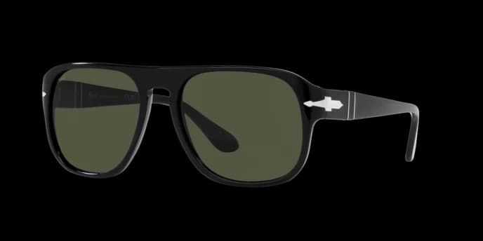 Persol PO3310S 95/31 Sunglasses Black 57mm Unisex