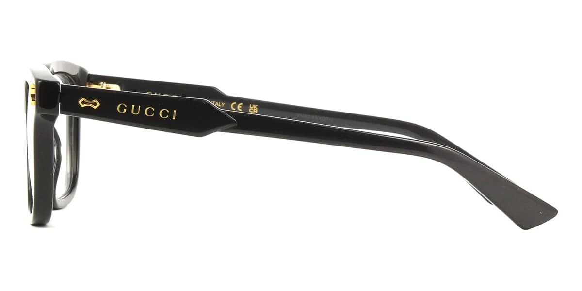 Gucci GG1265O 004 Eyeglasses Black 55mm Men 3