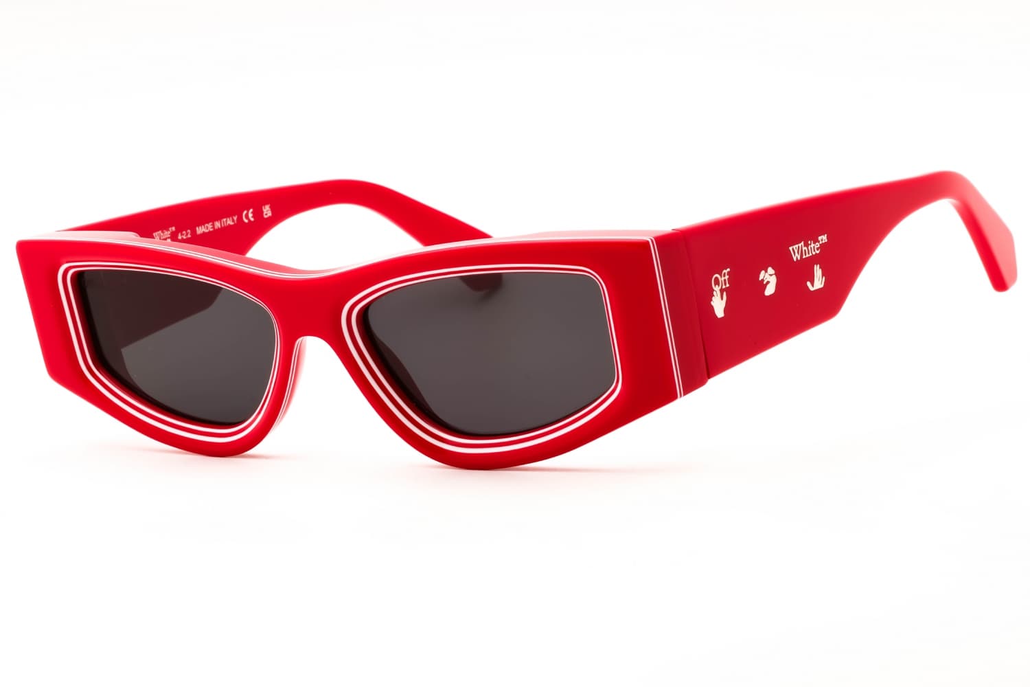 Off White ANDY 12507 Sunglasses Red 53mm Women