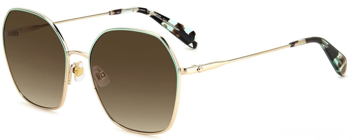 Kate Spade KENNA/G/S 0LKS Sunglasses Gold Blue 57mm Women