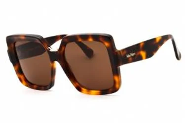 Max Mara MM0088 52E Sunglasses Dark Havana 56mm