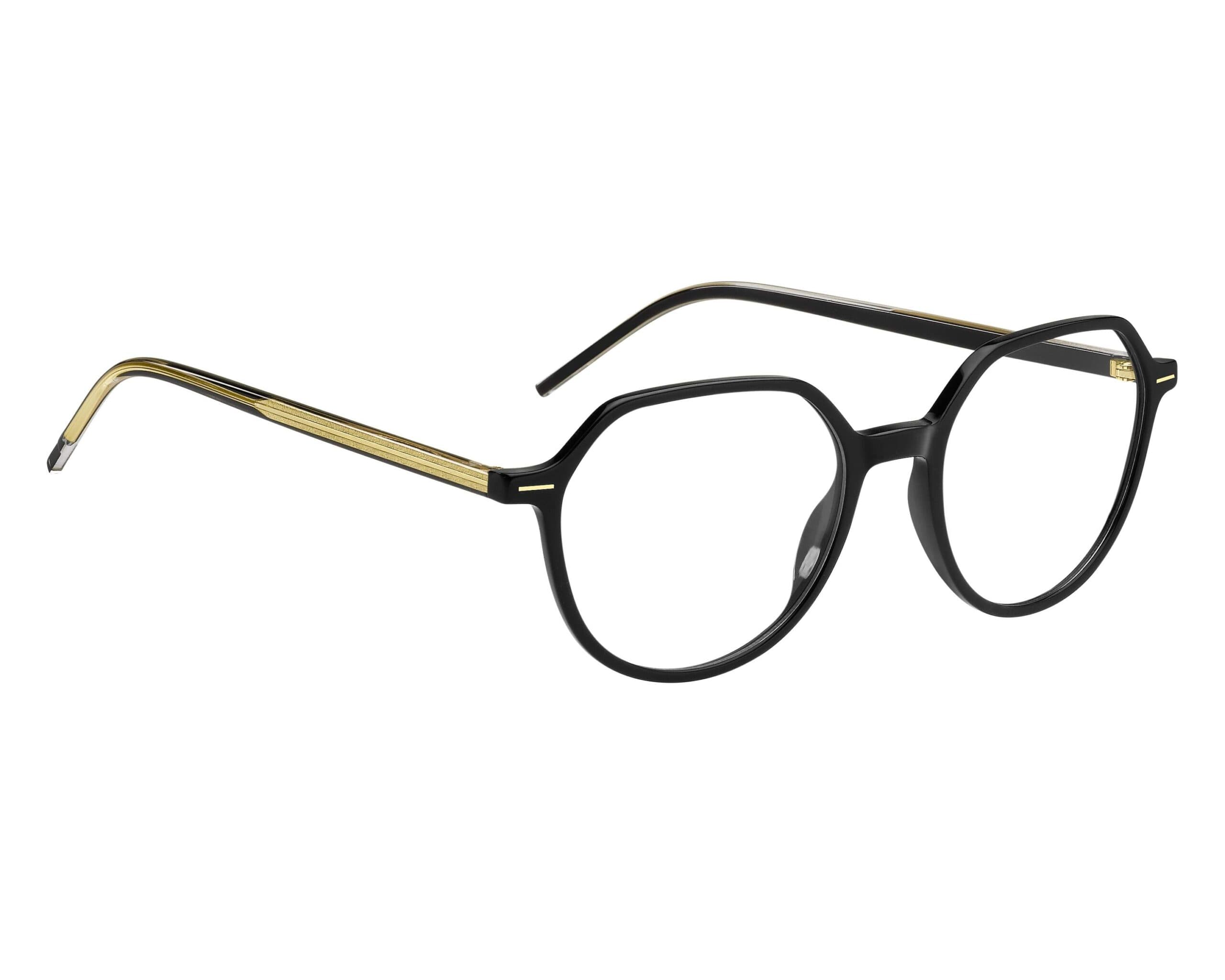 HUGO BOSS 1588 07C5 00 Eyeglasses Black Crystal 51mm Women 4