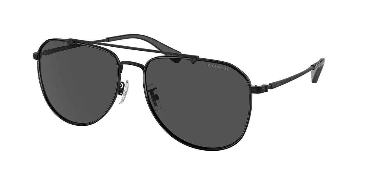 Coach HC7164 CR626 934487 Sunglasses Black 150mm Men