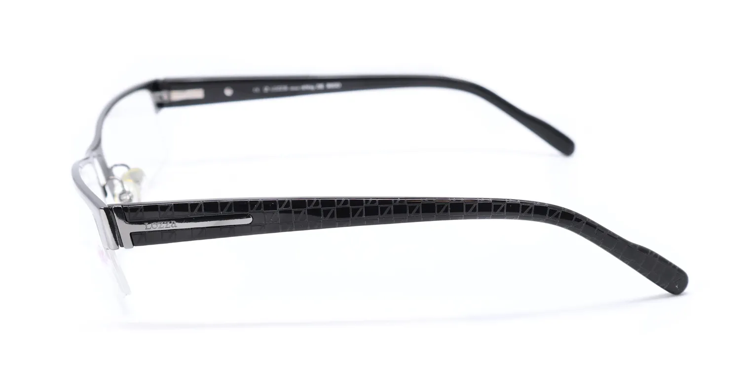 Lozza Vl2056 568l Eyeglasses Gunmetal 55mm 4