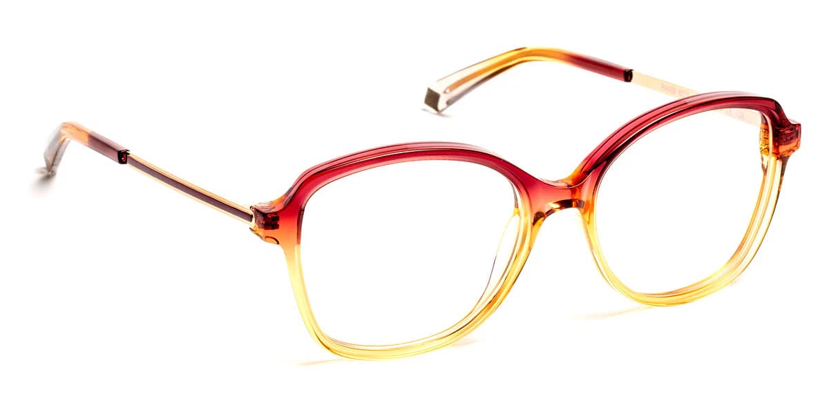 J.F. Rey Petite PO099 6075 Eyeglasses Gradient Plum 49mm Women