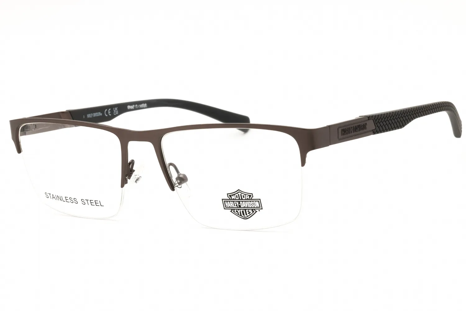 Harley Davidson HD00010 009 Eyeglasses Matte Gunmetal 54mm Men