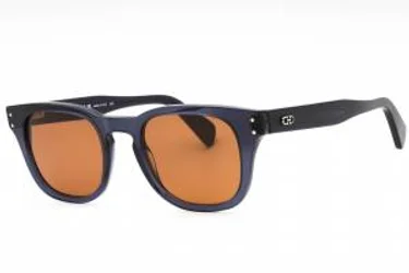 Salvatore Ferragamo SF1057S 456 Sunglasses Blue Transparent 49mm