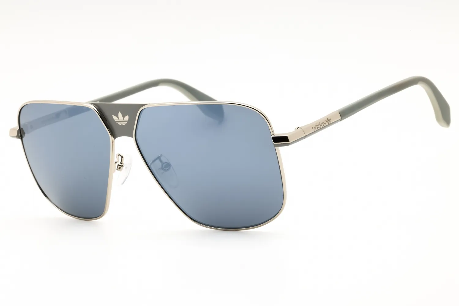 Adidas OR0091 16C Sunglasses Shiny Palladium 60mm Men