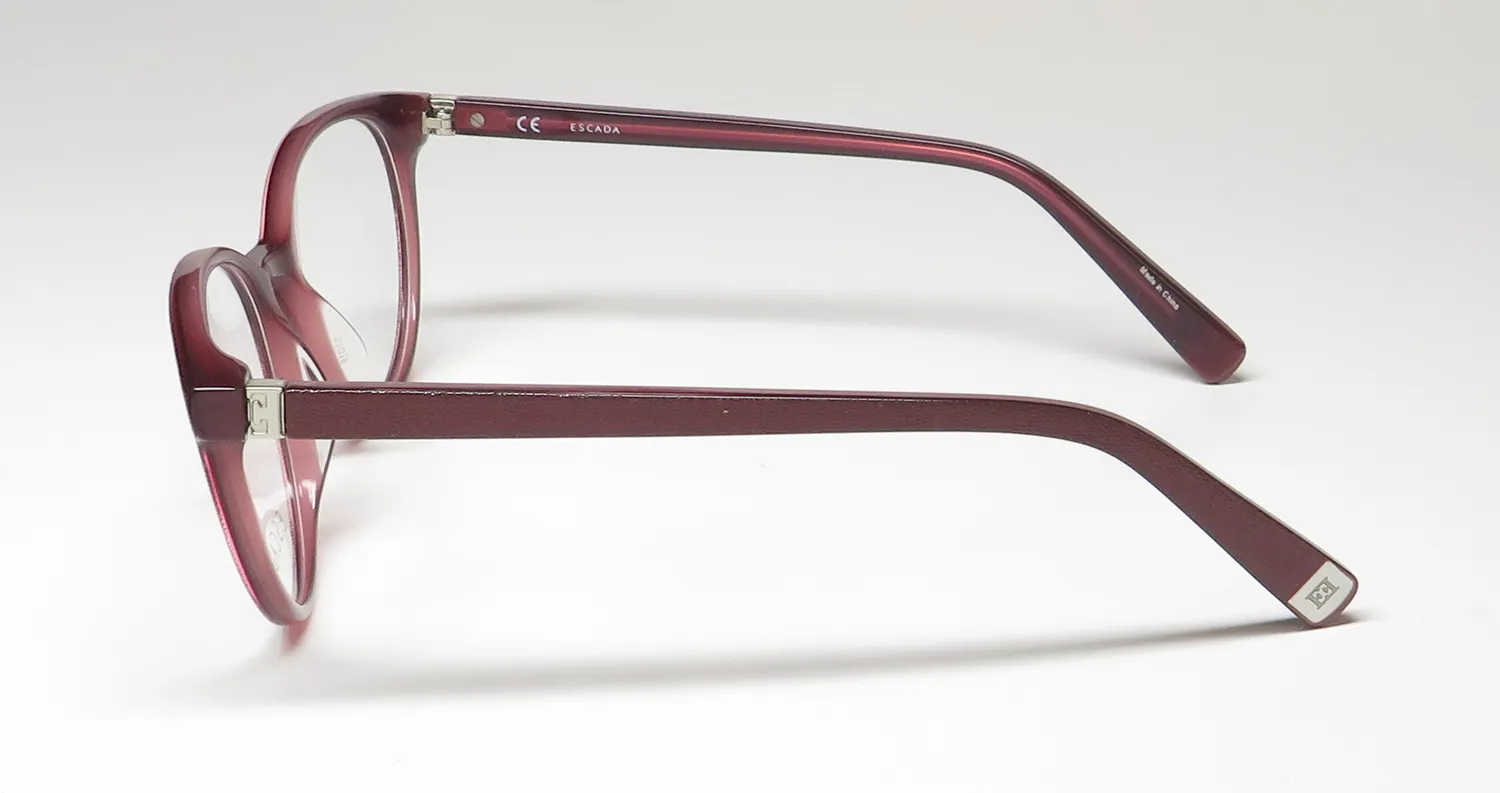 Escada Vesa03 07m2 Eyeglasses Dark Bordeaux 51mm 4