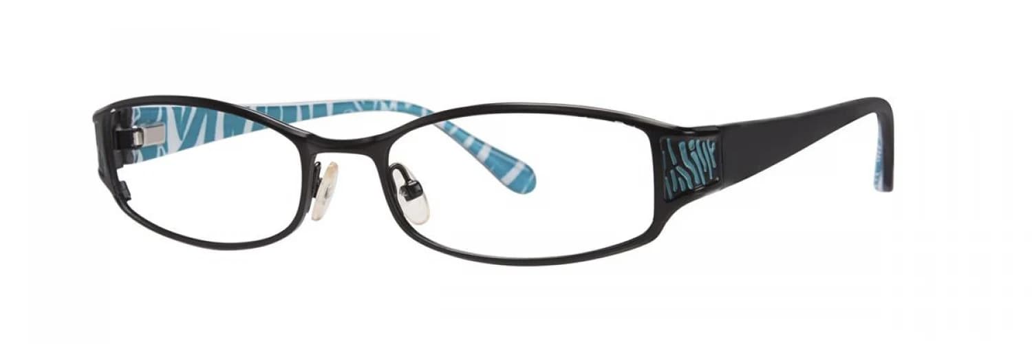 Lilly Pulitzer Cassidie Eyeglasses Black 54mm Women