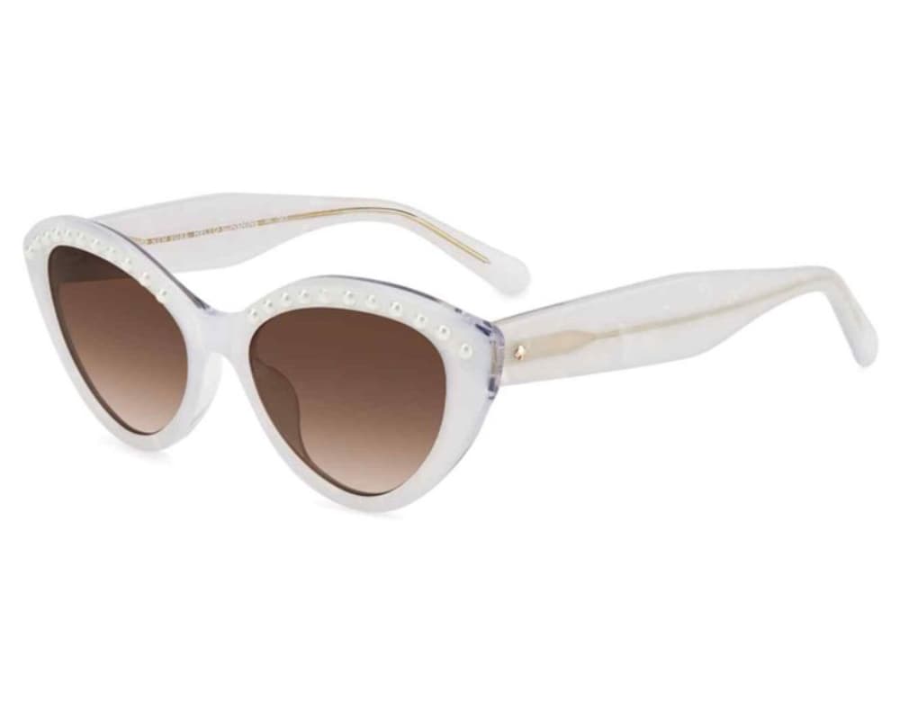 Kate Spade JUNI/G/S PEARL 0VK6 Sunglasses White 55mm Women