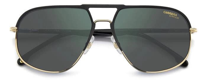 Carrera 318/S 02M2 Q3 Sunglasses Black Gold 60mm Men 5