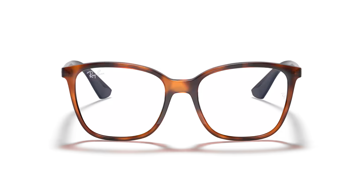 Ray-Ban RB7066 5585 Eyeglasses Light Havana 52mm Unisex 2