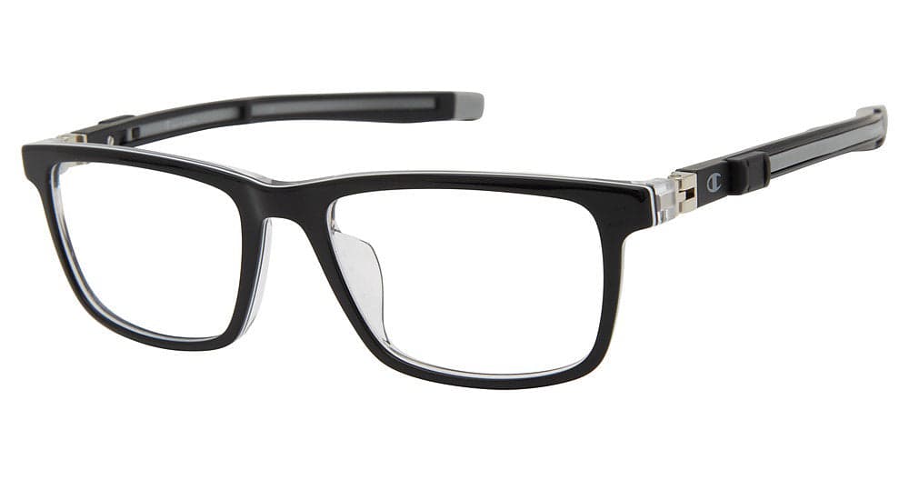 Champion CLUTCH C01 Eyeglasses Black Crystal 49mm Men
