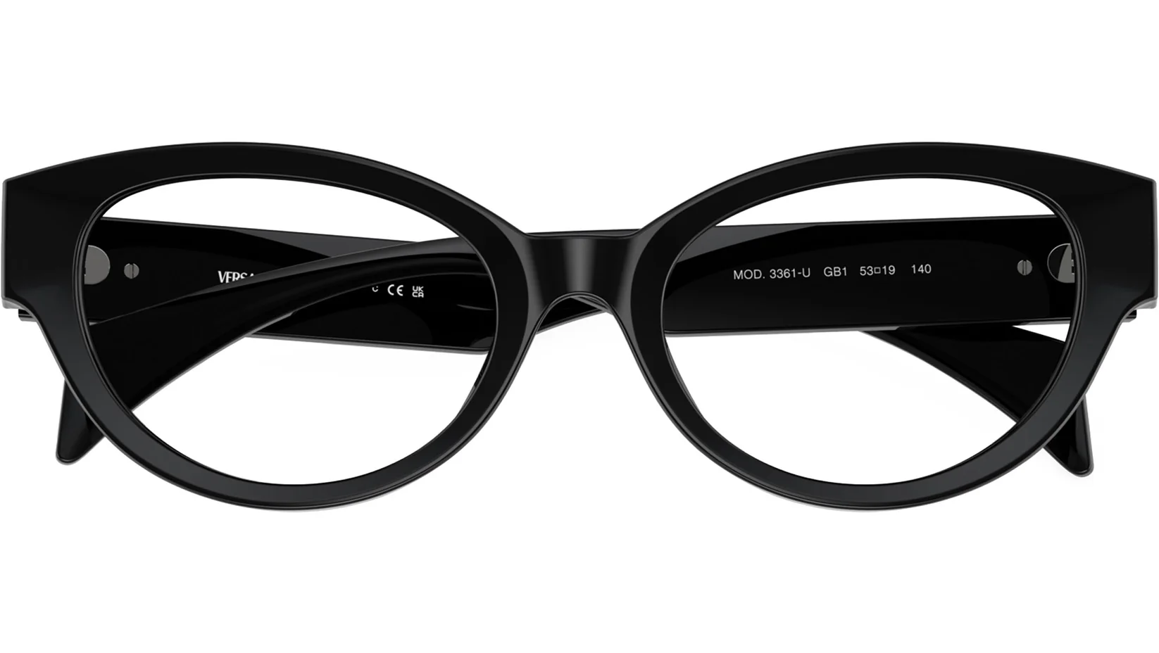 Versace 0VE3361U GB1 Eyeglasses Black 51mm Women 5