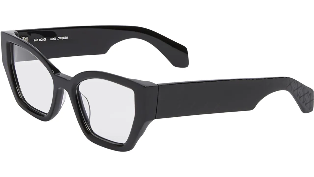 Off White STYLE 7Q Eyeglasses Black 52mm Women
