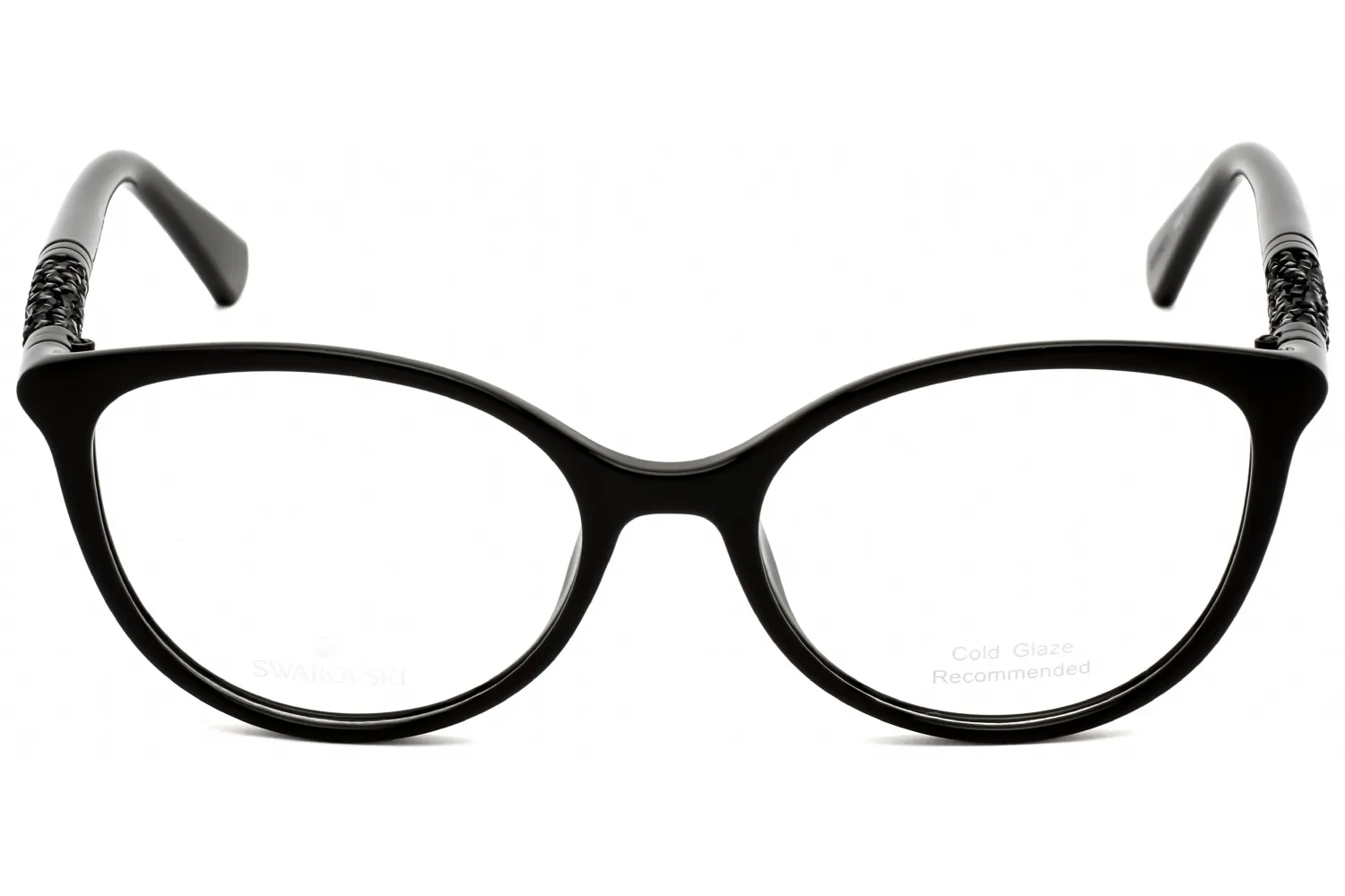 Swarovski SK5258 001 Eyeglasses Shiny Black 53mm Women 2