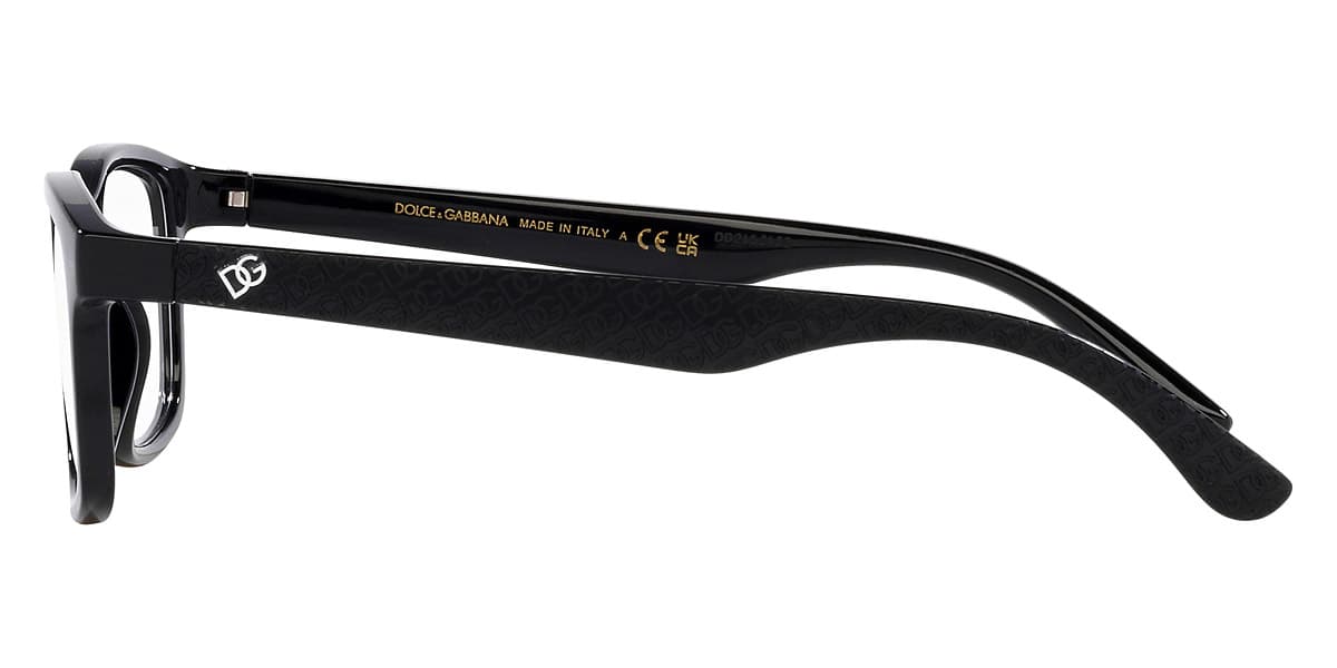 Dolce & Gabbana DX5097 501 Eyeglasses Black 48mm Kids 3