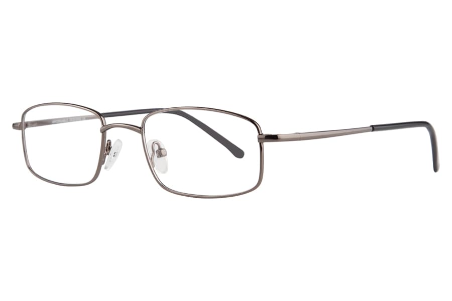 Affordable Designs KINGSTON JR.GUN Eyeglasses Gray 49mm Men