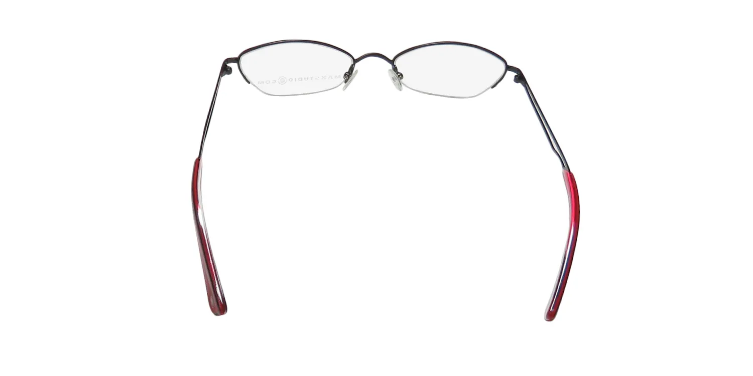 Max Studio Mx132 black Eyeglasses Black 49mm 5