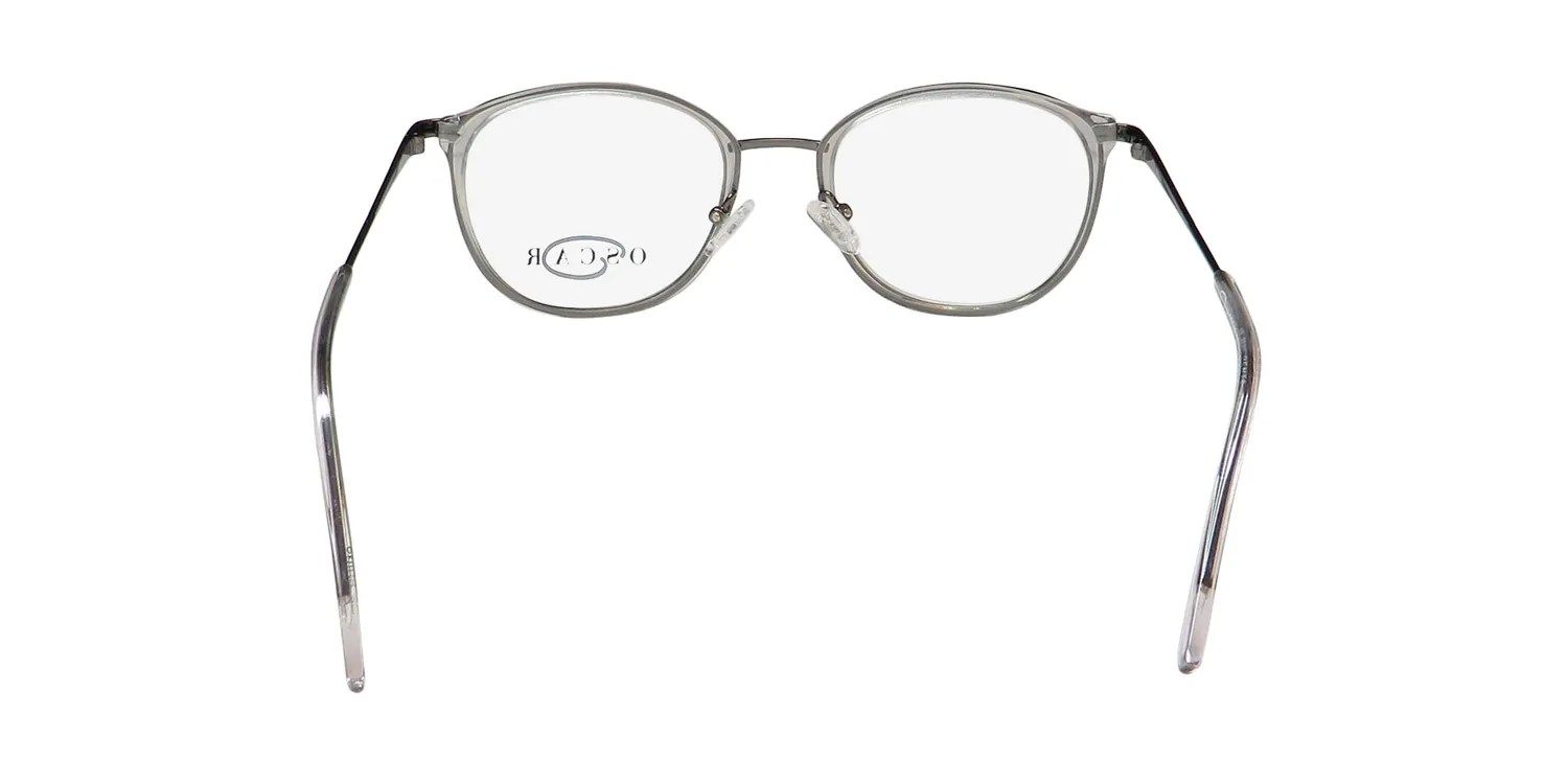 Oscar de la Renta Osl 732 038 Eyeglasses Crystal Smoke 50mm 5