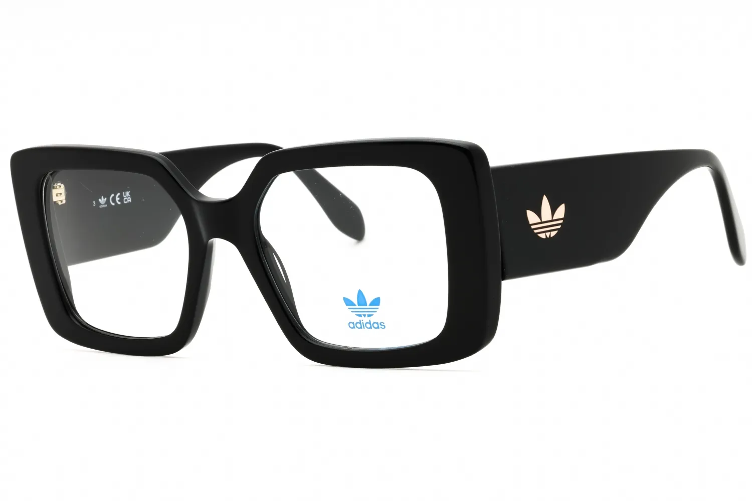Adidas OR5091 001 Eyeglasses Shiny Black 52mm Women