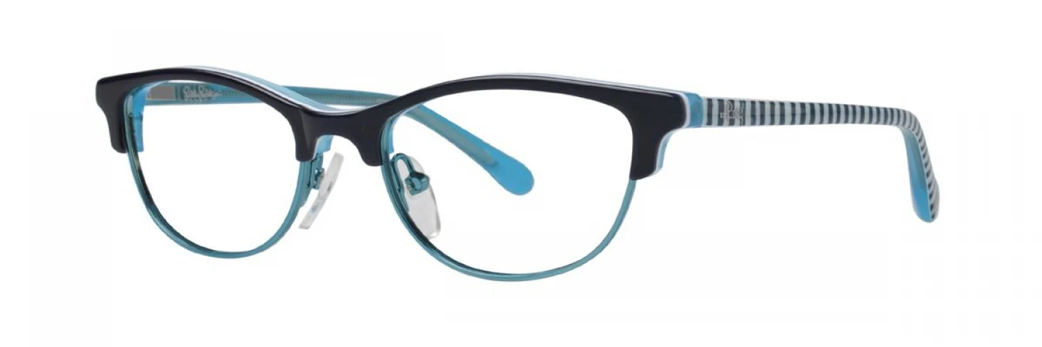 Lilly Pulitzer Kipper Eyeglasses Navy 45mm Kids