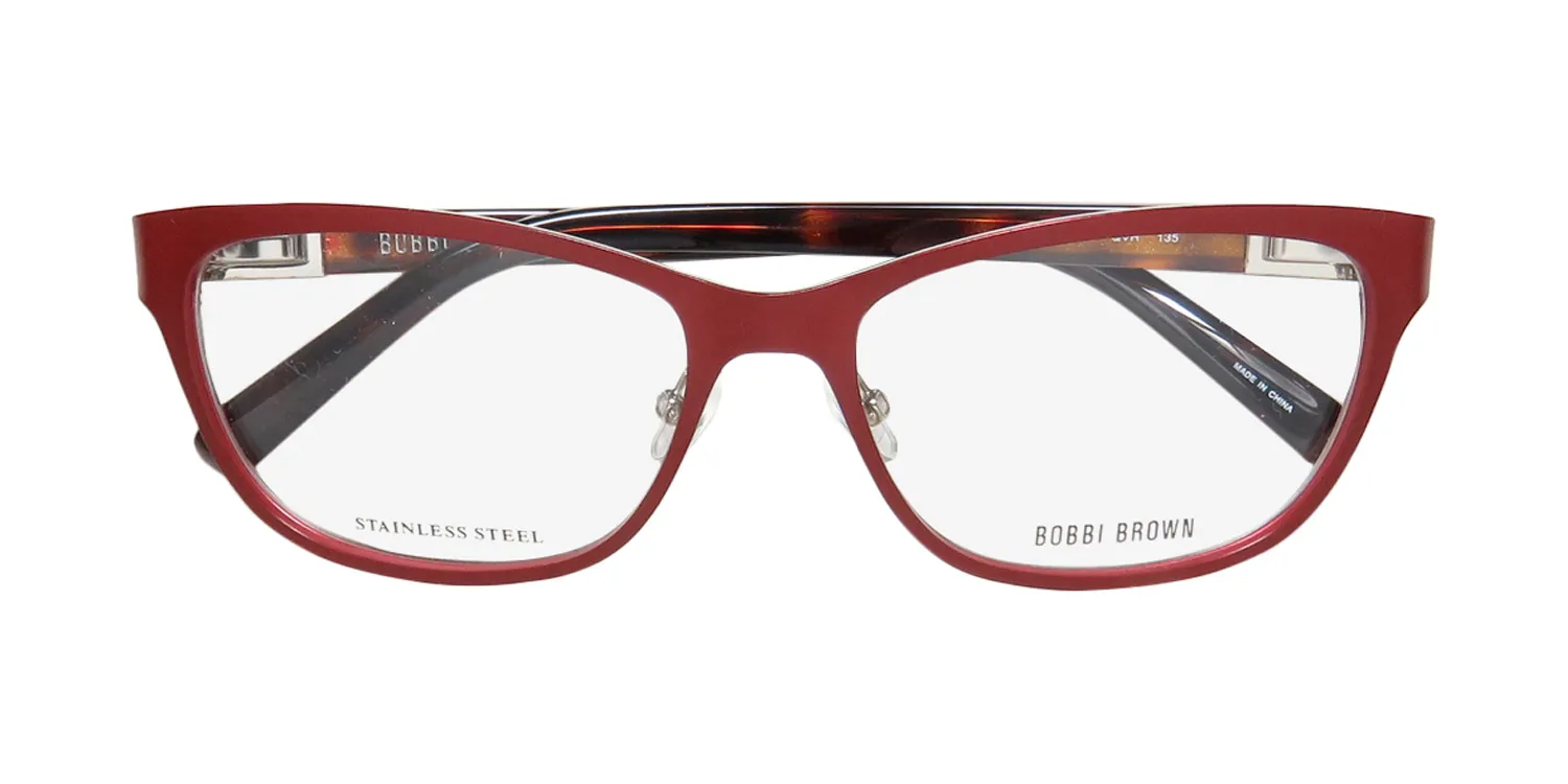 Bobbi Brown The Kylie qvh Eyeglasses Matte Red Havana 53mm 2