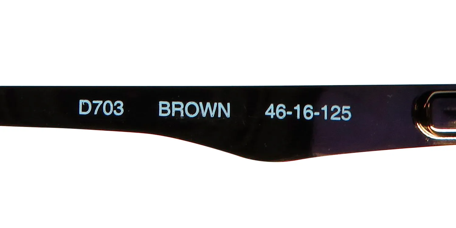 Lucky Brand D703 brown Eyeglasses Brown 46mm 8