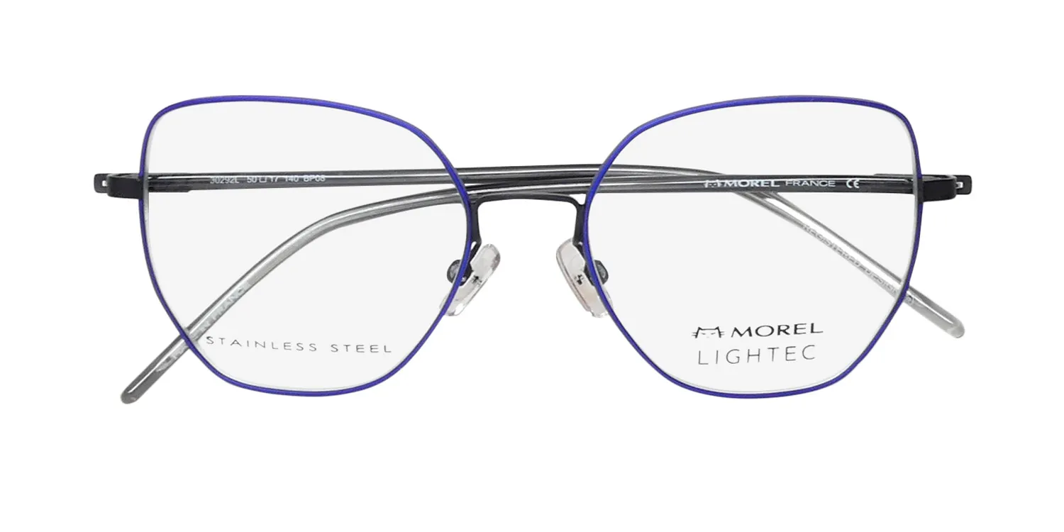 Morel Lightec 30292l bp08 Eyeglasses Blue 50mm 2