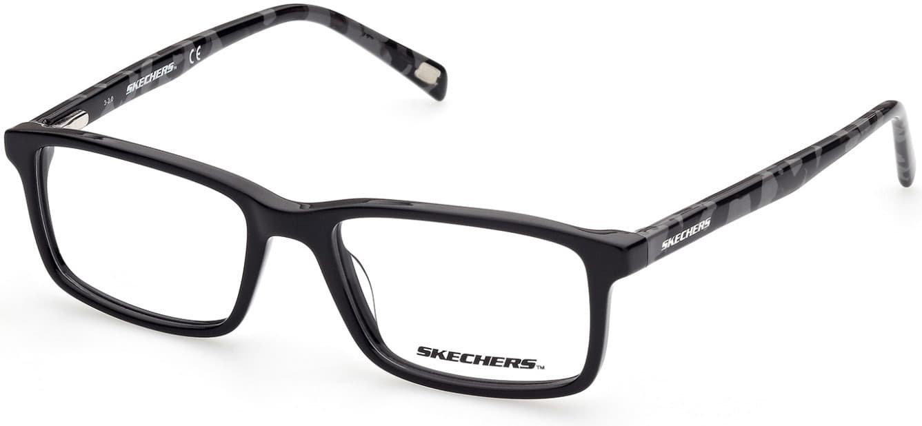 Skechers SE1185 001 Eyeglasses Black 49mm Kids