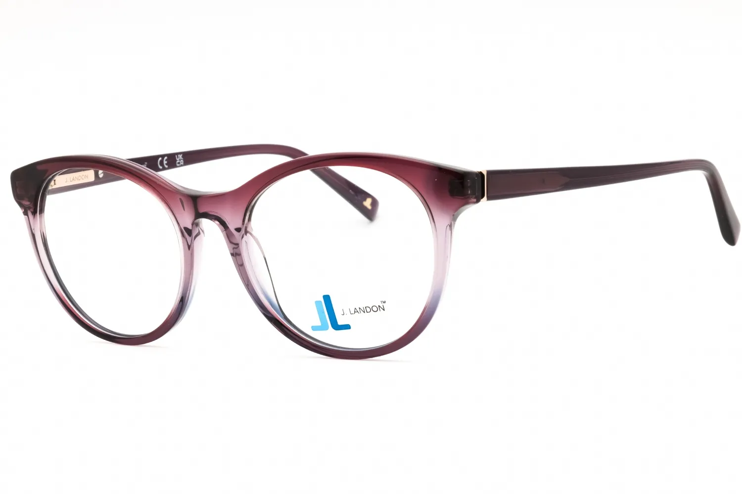 J. Landon JL5014 081 Eyeglasses Shiny Violet 52mm Women