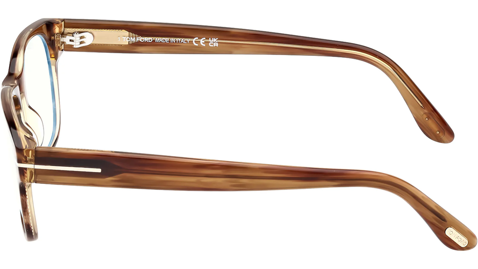 Tom Ford FT5898B 050 Eyeglasses Dark Brown 52mm Men 4