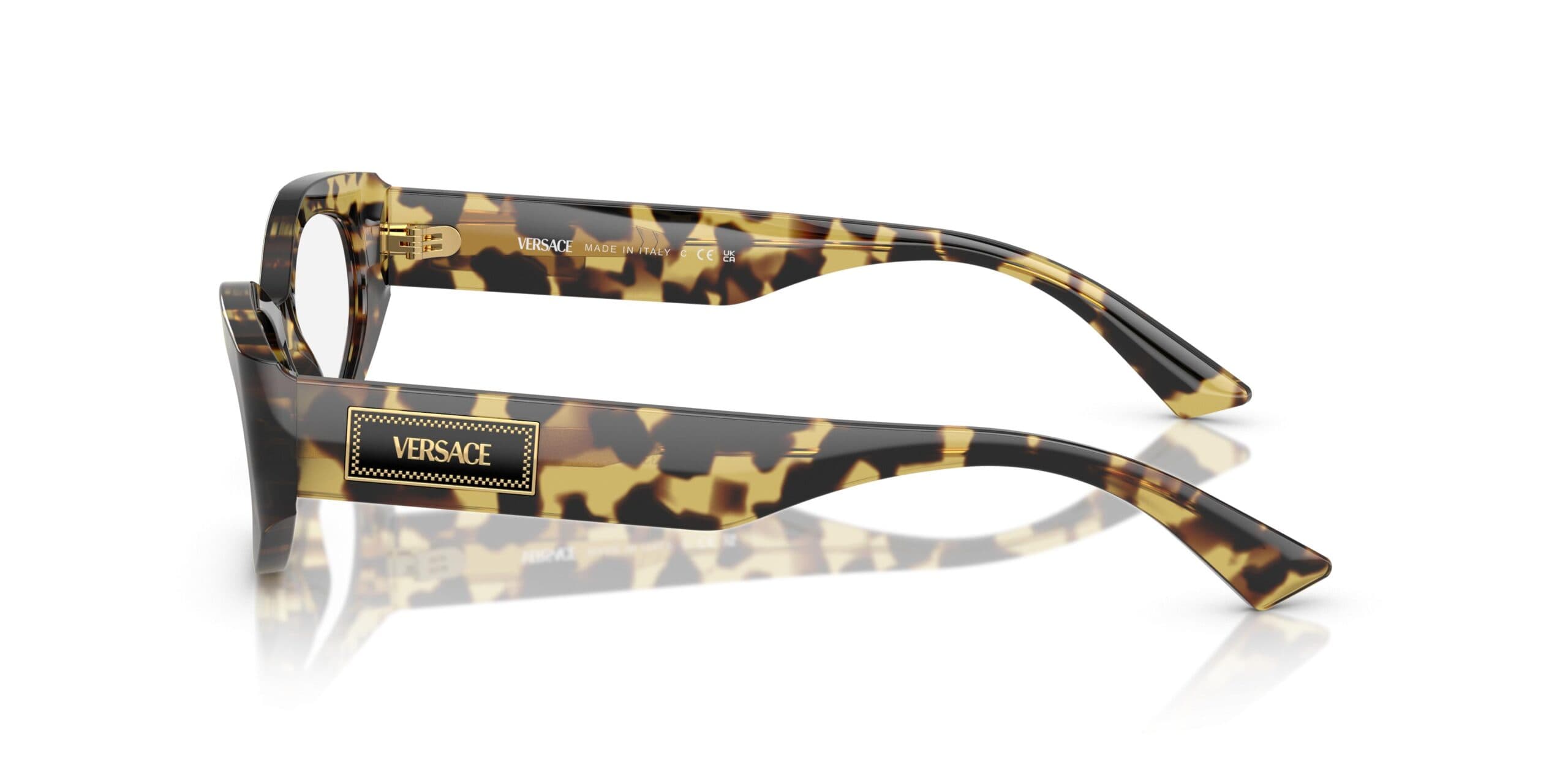 Versace 0VE3369 777 Eyeglasses Vintage Tortoise 51mm Women 3