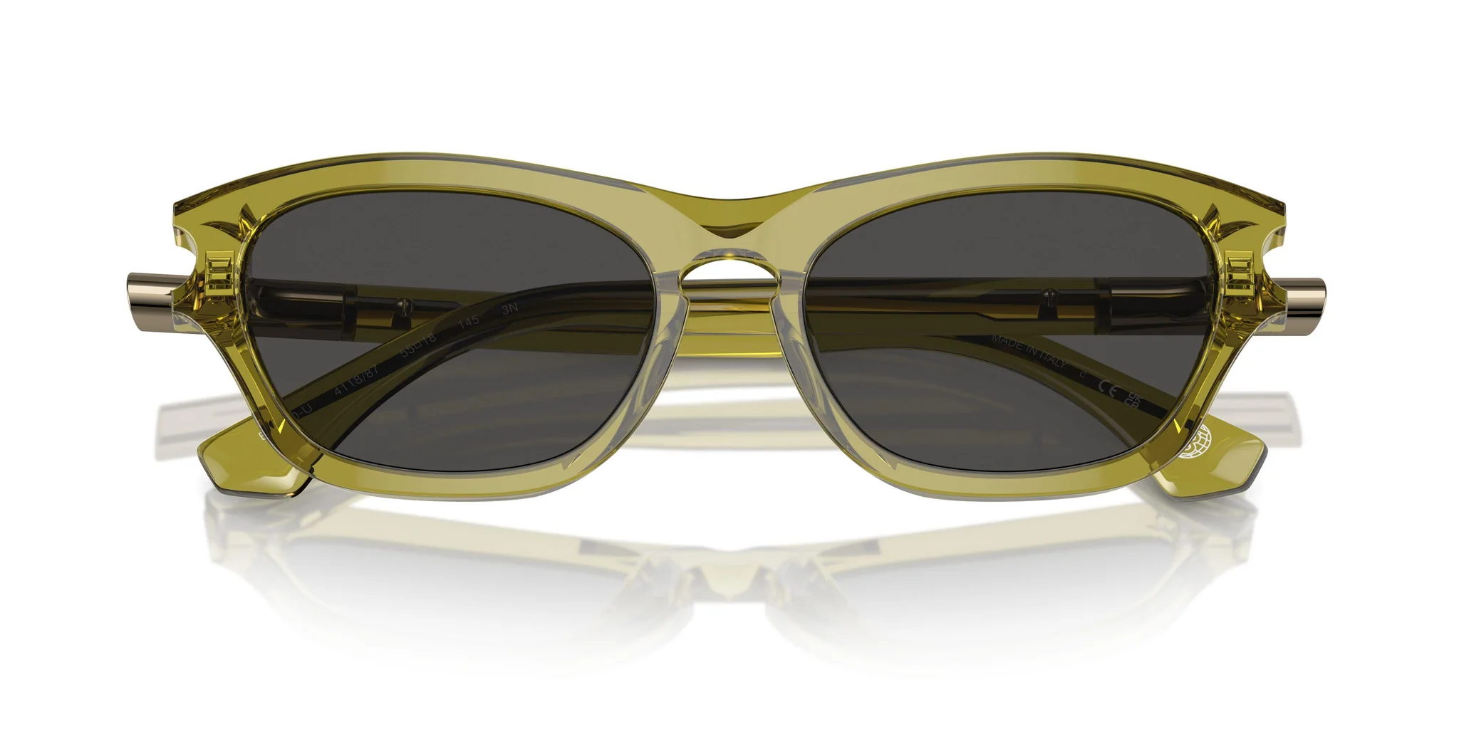 Burberry 0BE4430U 411887 Sunglasses Green 55mm Women 5