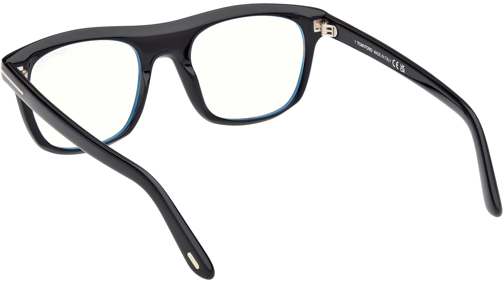 Tom Ford FT5939B 001 Eyeglasses Shiny Black 52mm Men 3