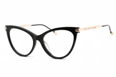Philipp Plein VPP037S 0700 Eyeglasses Shiny Black 54mm