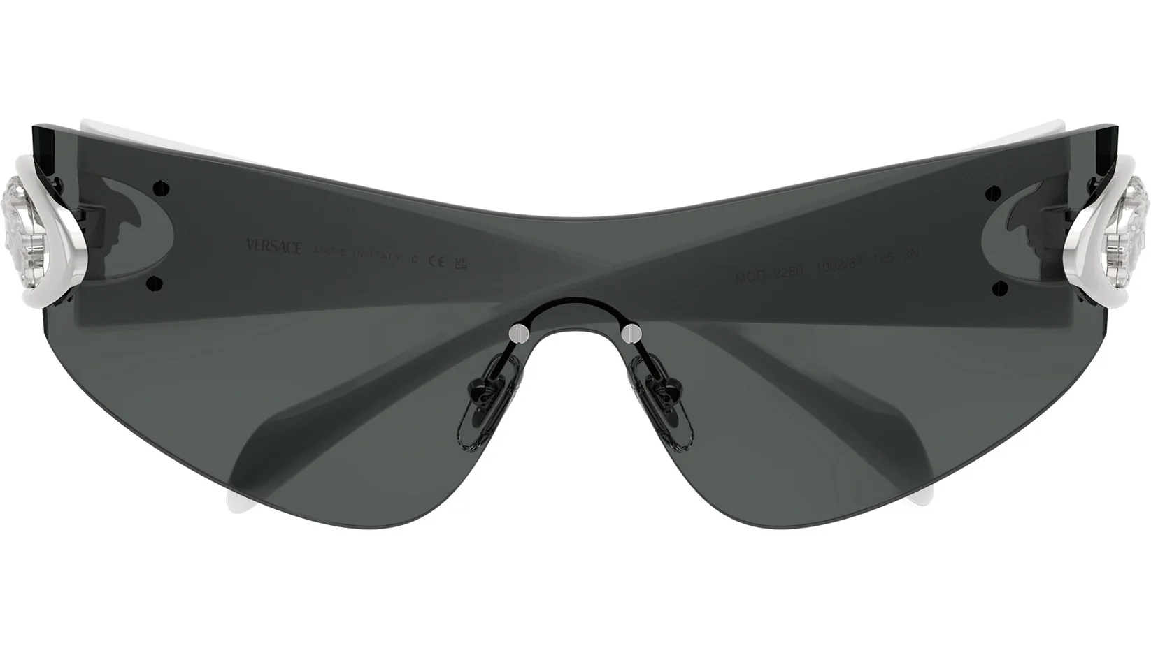 Versace 0VE2280 100087 Sunglasses Dark Grey 42mm Men 5