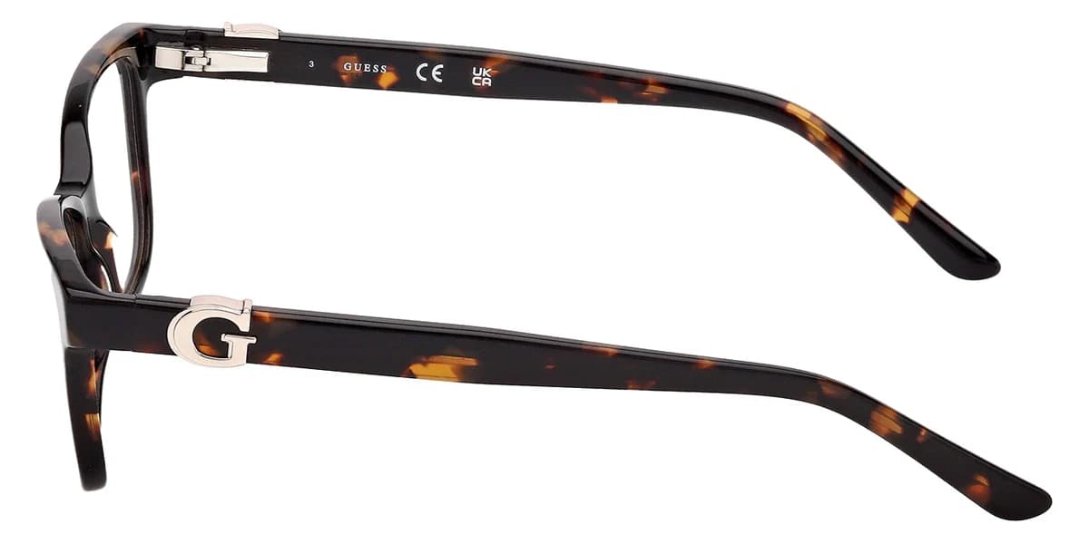Guess GU50227 052 Eyeglasses Dark Havana 50mm Women 3